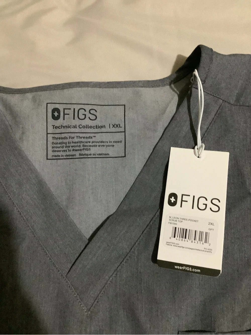 Figs Scrub Graphite Set Mens
